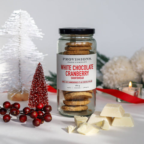 Provisions Food Company - White Chocolate Cranberry Shortbread