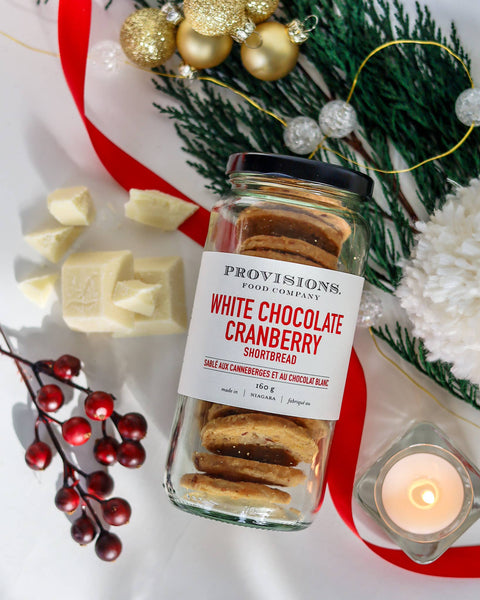 Provisions Food Company - White Chocolate Cranberry Shortbread