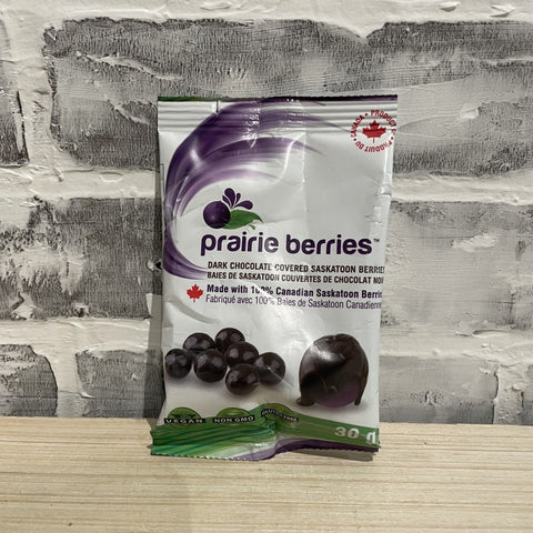 Chocolate Covered Saskatoon Berries - Prairie Berries - 30g
