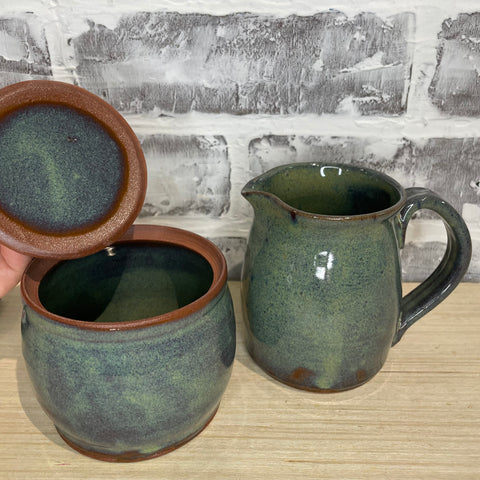 Sparrow Pottery - Cream and Sugar Set