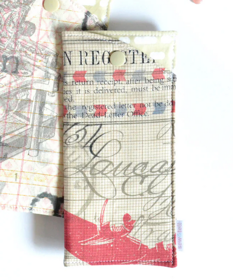 Vintage Print Glasses Case - 1