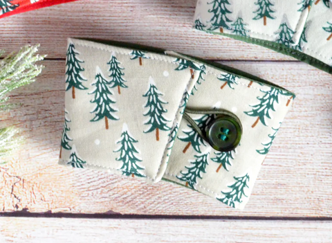 Fir Tree Holiday Coffee Sleeve - 1