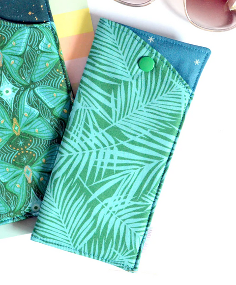 Green Fern Glasses Case - 1