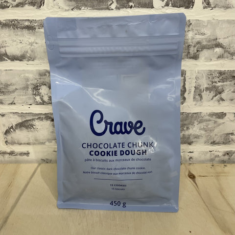 Chocolate Chunk Cookie Dough - Crave Cupcakes frozen 15 doz