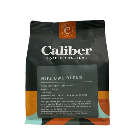 Nite Owl Blend - French - Caliber Coffee - 340 g