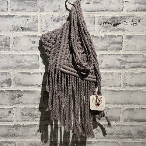 Macrame Purse - Lavender