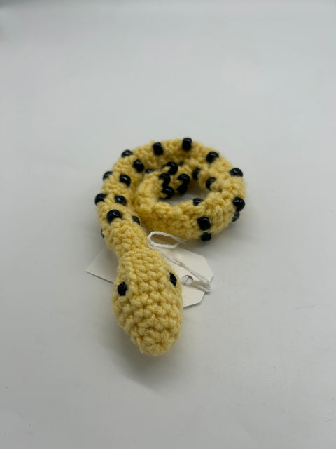 Crochet Beaded Snake - Made to Hold