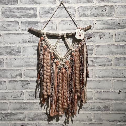 Wallhanging- Cream and Leppard print