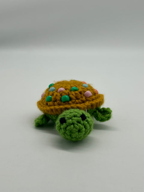 Crochet Beaded Turtle - Made to Hold