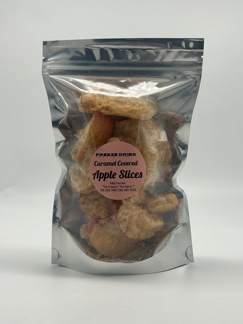 Freeze Dried Caramel Apple Slices - H & G Farms