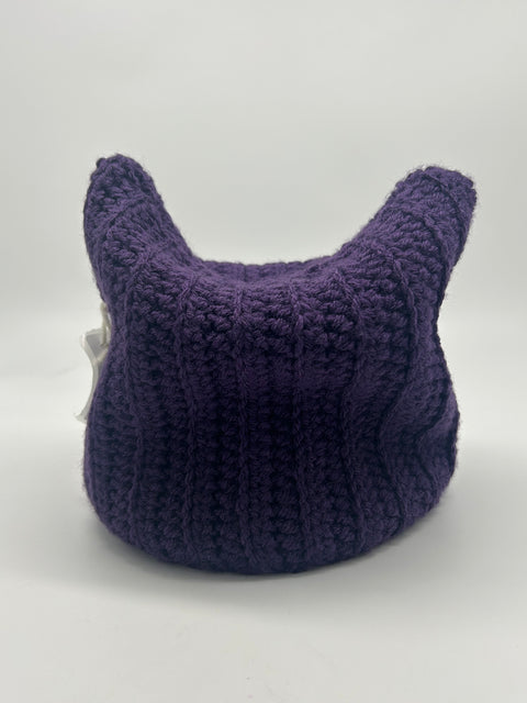 Crochet Cat Ear Beanie - Made to Hold