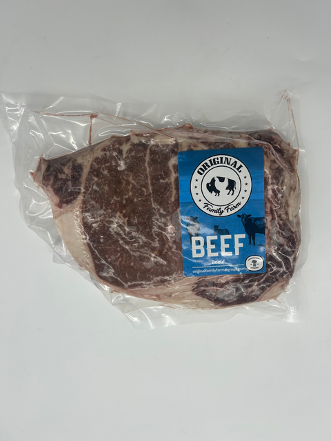 Bison Ribeye Steak - Original Family Farm - Per lb