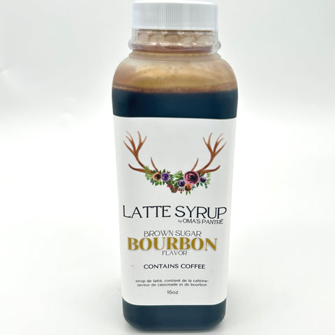 Brown Sugar Bourbon Latte Syrup - Oma's Pantre - 16 oz