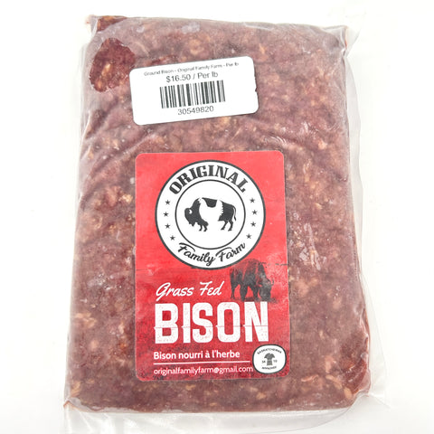 Ground Bison - Original Family Farm - Per lb