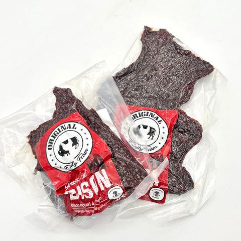 Bison Jerky - Peppered - Original Family Farm - 85 g