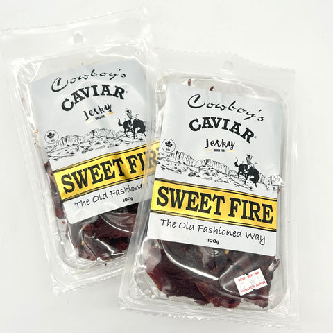 Sweet Fire Beef Jerky - Cowboy's Caviar - 100g