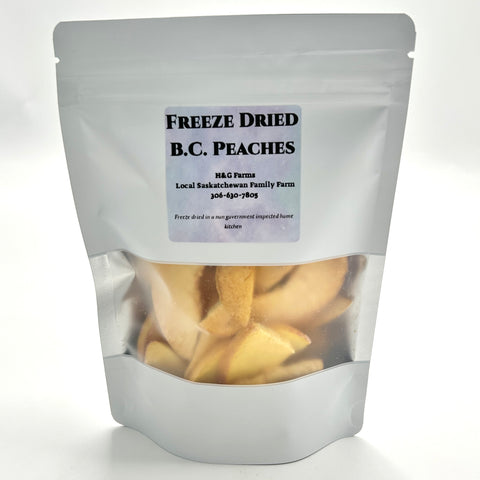 Freeze Dried Peach Slices - H & G Farms - 16g