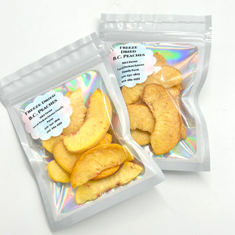 Freeze Dried Peach Slices - H & G Farms - 8g