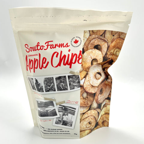 Apple Chips - Cinnamon - Steve and Dan's Fresh BC Fruit - 90g