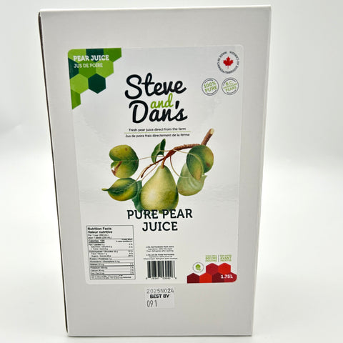 Pear Juice - Steve and Dan's Fresh B.C. Fruit - 1.75L