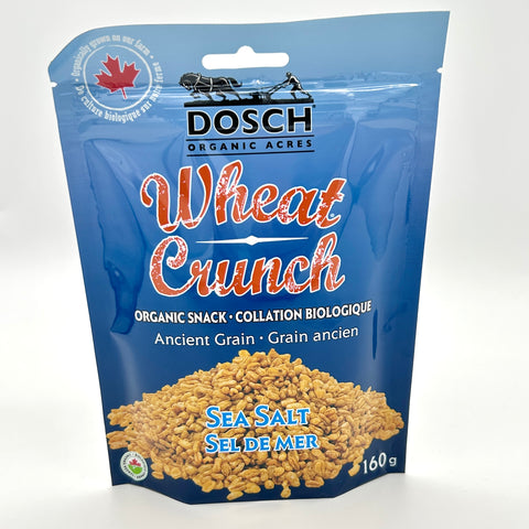Wheat Crunch (sea salt)- Organic Snack - Dosch Organic Acres (160g)