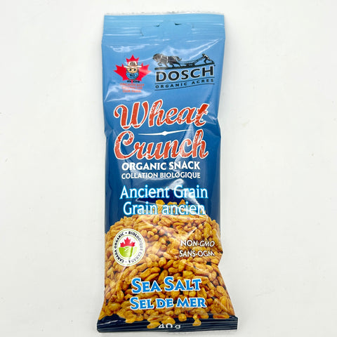 Wheat Crunch (Sea Salt)- Organic Snack - Dosch Organic Acres (40g)