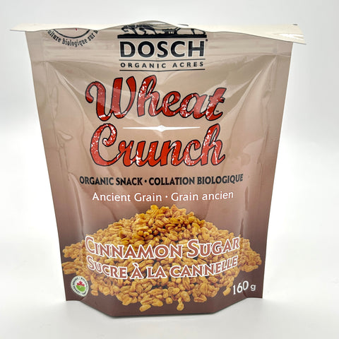Wheat Crunch (Cinnamon Sugar) - Organic Snacks - Dosch Organic Acres (160g)