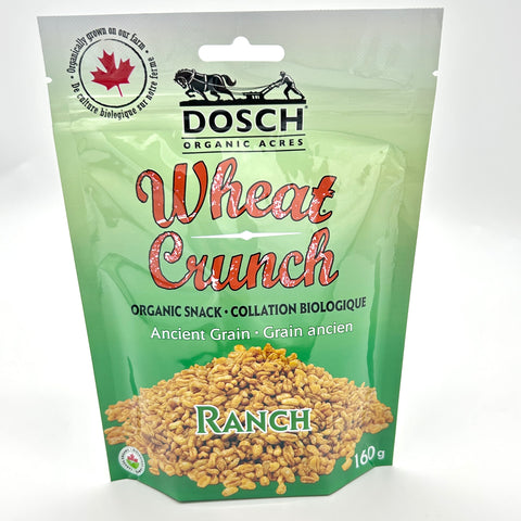Wheat Crunch (Ranch)- Organic Snack - Dosch Organic Acres (160g)