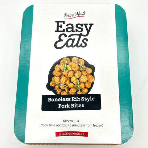 Boneless Breaded Rib Style Pork Bites - Frozen - Prairie Meats - 454g