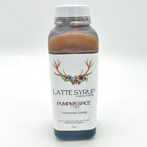 Pumpkin Spice Latte Syrup - Oma's Pantre - 16 oz