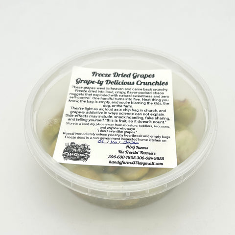 Freeze Dried Grape-ly Delicious Crunchies - H & G Farms