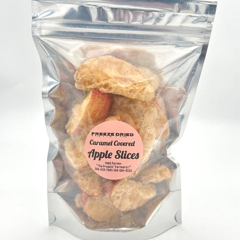 Freeze Dried Caramel Apple Slices - H & G Farms