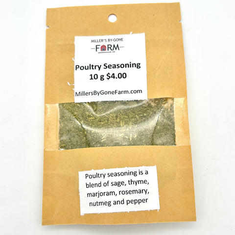 Poultry Seasoning -  Miller's By-Gone Farm - 10g