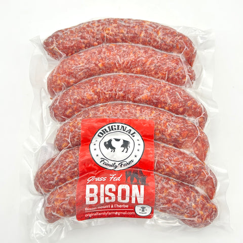 Bison Smokies - Original - Pasture Raised - Original Family Farm - Per lb