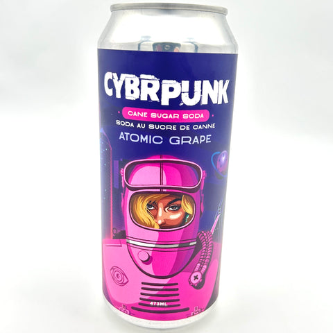 Atomic Grape - Cybrpunk Soda - Paperback Beverage