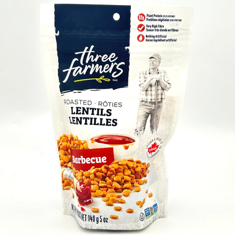 Crunchy Little Lentils - Barbecue - Three Farmers - 140g