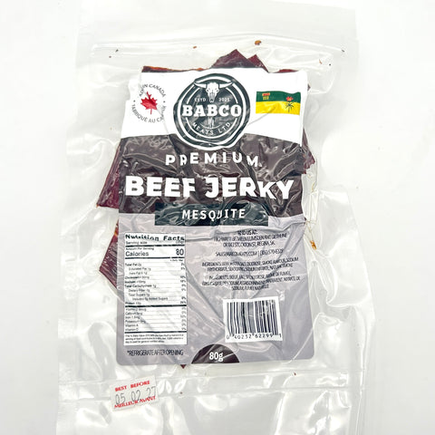 Mesquite Beef Jerky - Babco Meats - 80 g
