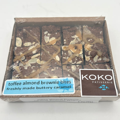 Toffee Almond Brownies - Frozen - KOKO - half pack