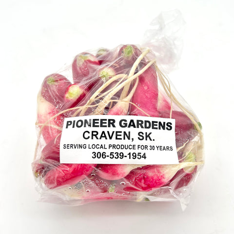 French Radishes - Pioneer Gardens - 1/2 lb bag