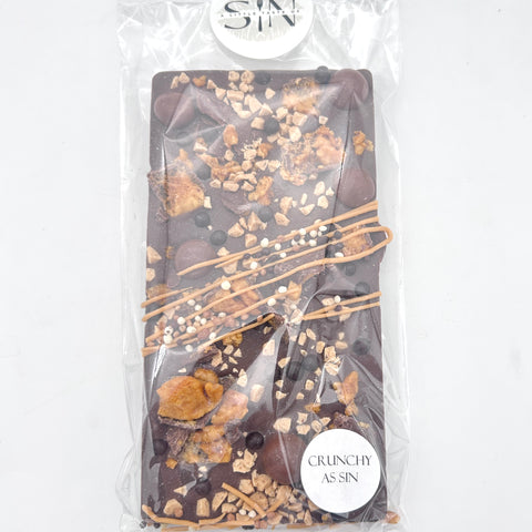 Artisan Chocolate Bar - Crunchy as Sin