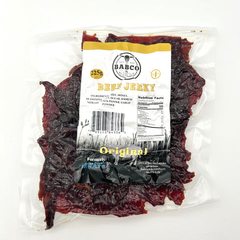 Original Beef Jerky - Babco Meats - 225 g