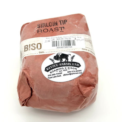 Bison, Sirloin Tip Roast - Roaming K Ranch - Per lb