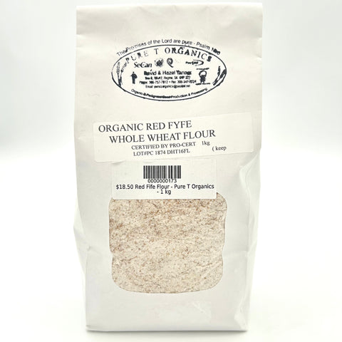 Red Fife Flour - Pure T Organics - 1 kg