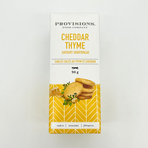 Cheddar Thyme Shortbread - Provisions Food Company - 110g