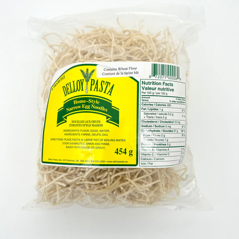 Narrow Egg Noodles - Delloy - 454 g