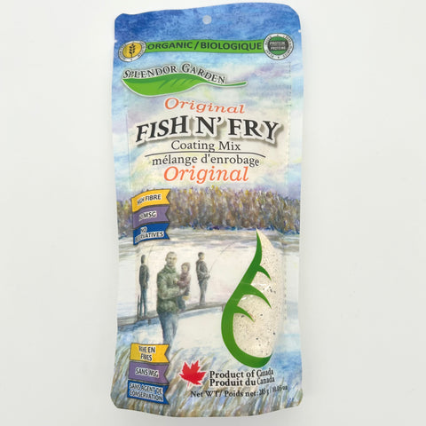 Fish n Fry Coating Mix - Original - Certified Organic and Gluten Free - Splendor Garden - 285g