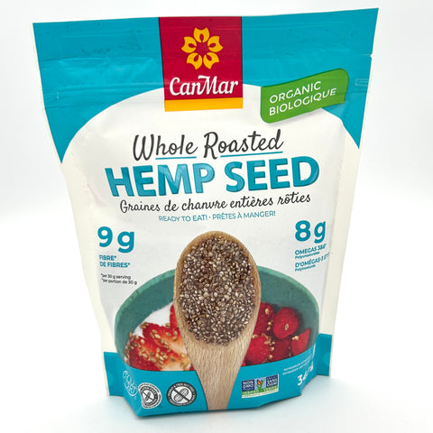 Whole Roasted Hemp (340g) - Organic - CanMar