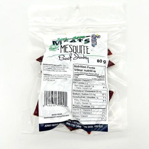 Mesquite Beef Jerky - Babco Meats - 80 g