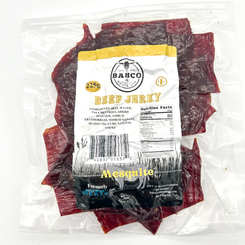 Mesquite Beef Jerky - Babco Meats - 225 g