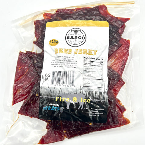 Fire and Ice Beef Jerky - Babco Meats - 225 g